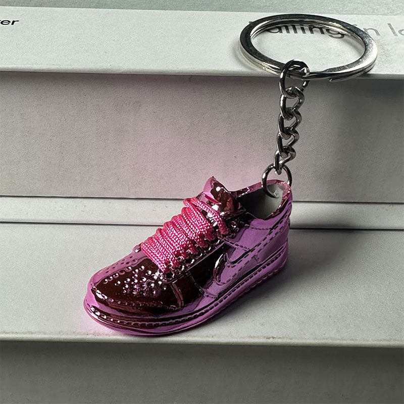 Mini Electroplated 3D Basketball Shoe Keychain - Style-26 - AJ23826471
