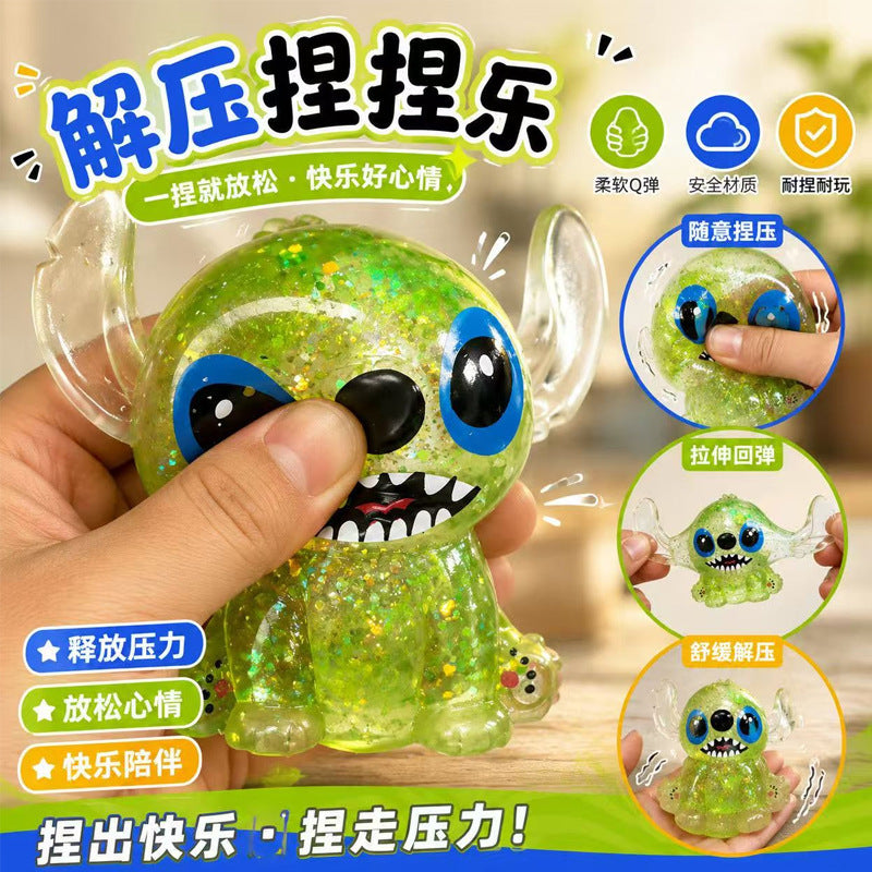 New Stitch Malt Candy Squishy Toy - Stitch - 4 Colors Mixed