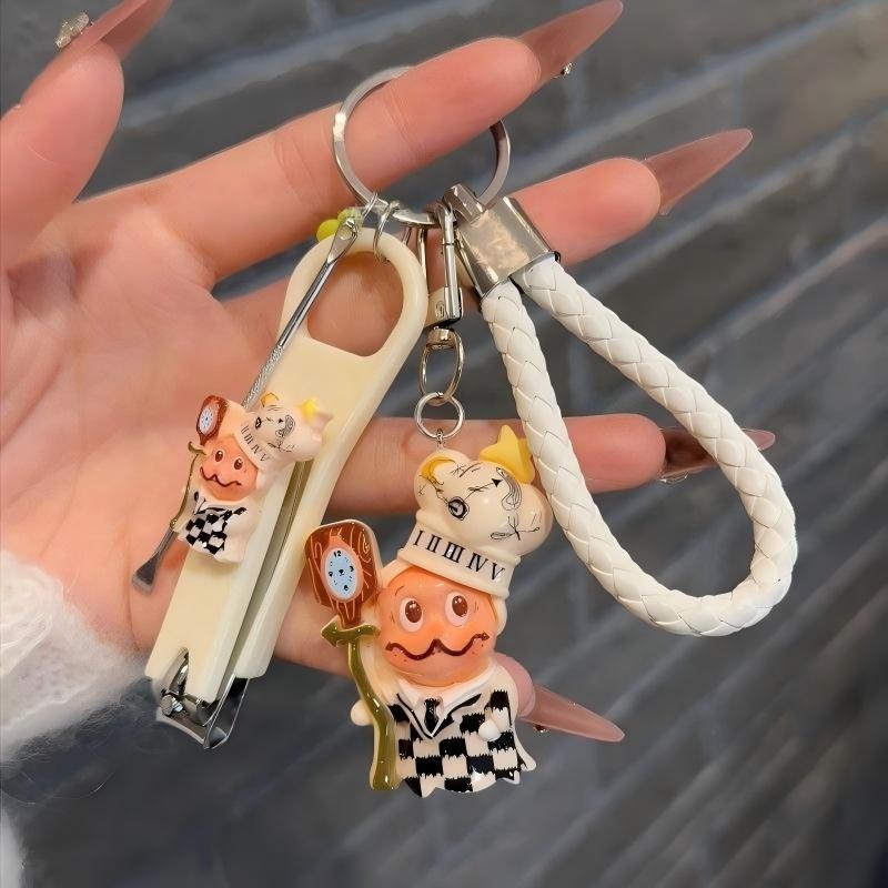 Cute Star Character Cartoon Nail Clipper Keychain