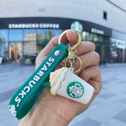 Starbucks Teddy Bear Keychain
