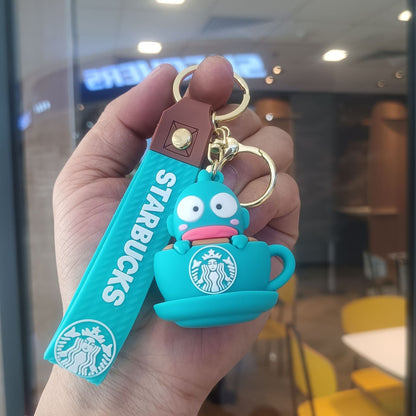 Starbucks Teddy Bear Keychain