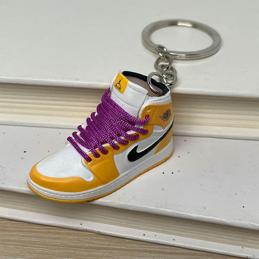 3D Mini Basketball Shoe Keychain - Style-1 - AJ23826338