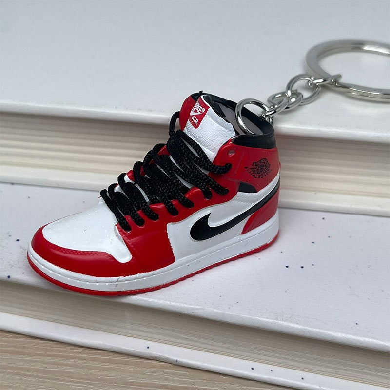 3D Mini Basketball Shoe Keychain - Style-3 - AJ23826340