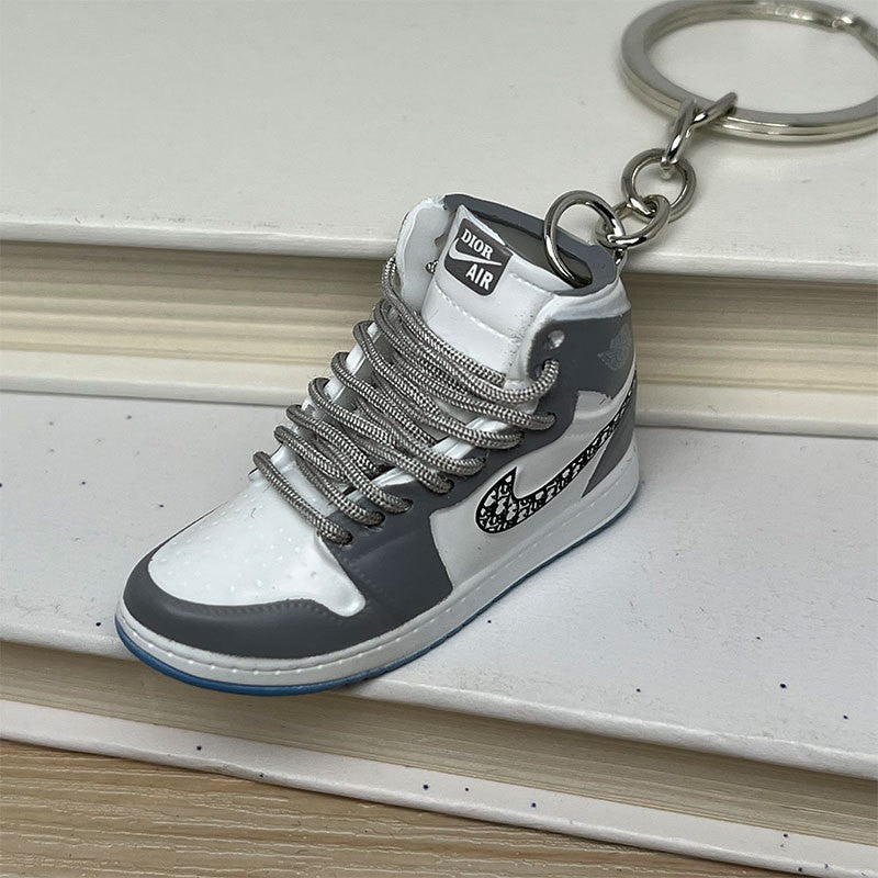 3D Mini Basketball Shoe Keychain - Style-5 - AJ23826342