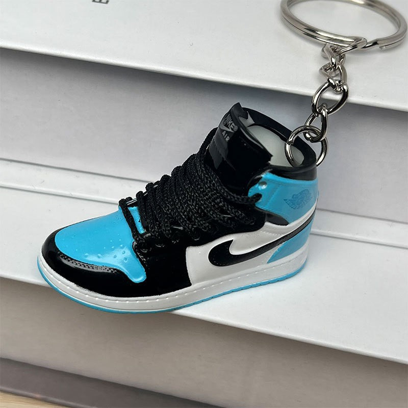 3D Mini Basketball Shoe Keychain - Style-6 - AJ23826343