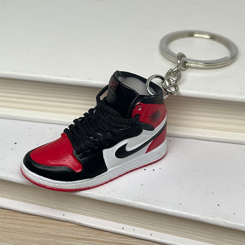 3D Mini Basketball Shoe Keychain - Style-7 - AJ23826344