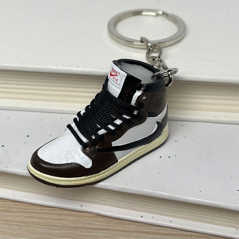 3D Mini Basketball Shoe Keychain - Style-8 - AJ23826345