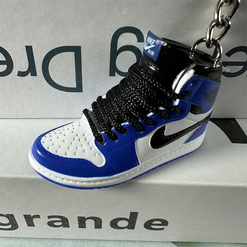 3D Mini Basketball Shoe Keychain - Style-10 - AJ23826347