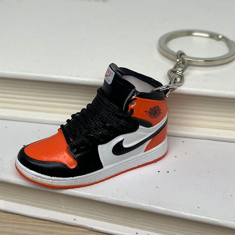 3D Mini Basketball Shoe Keychain - Style-11 - AJ23826348
