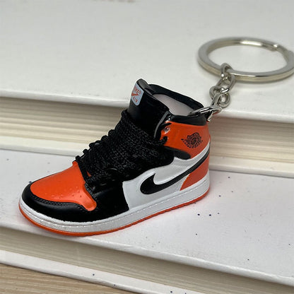 3D Mini Basketball Shoe Keychain - Style-11 - AJ23826348
