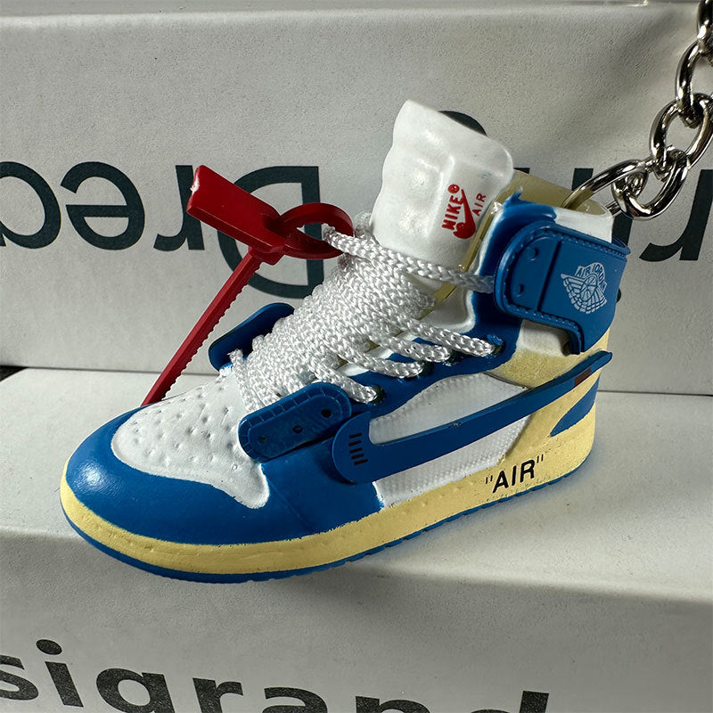 3D Mini Basketball Shoe Keychain - Style-13 - AJ23826350