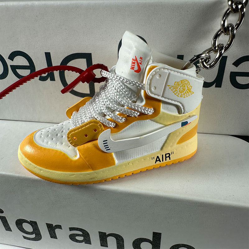 3D Mini Basketball Shoe Keychain - Style-16 - AJ23826353