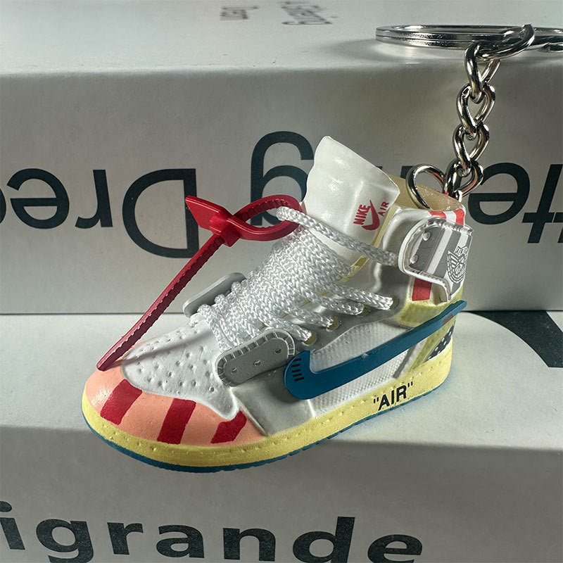 3D Mini Basketball Shoe Keychain - Style-17 - AJ23826354