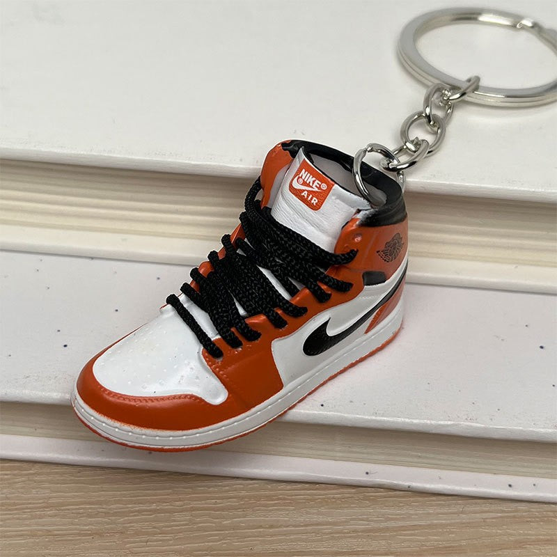 3D Mini Basketball Shoe Keychain - Style-20 - AJ23826357
