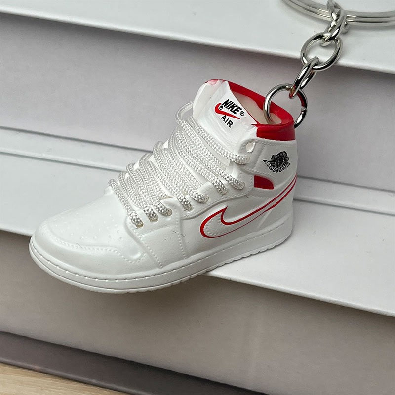 3D Mini Basketball Shoe Keychain - Style-21 - AJ23826358