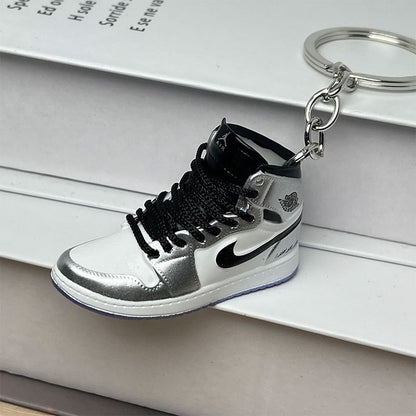 3D Mini Basketball Shoe Keychain - Style-24 - AJ23826361