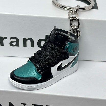 3D Mini Basketball Shoe Keychain - Style-28 - AJ23826365