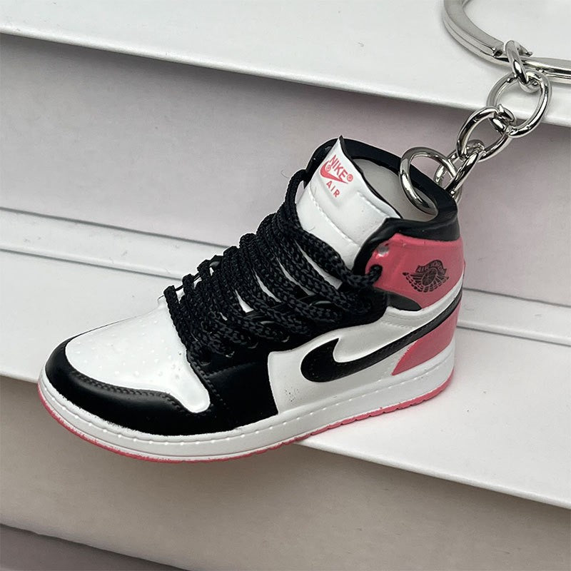 3D Mini Basketball Shoe Keychain - Style-29 - AJ23826366