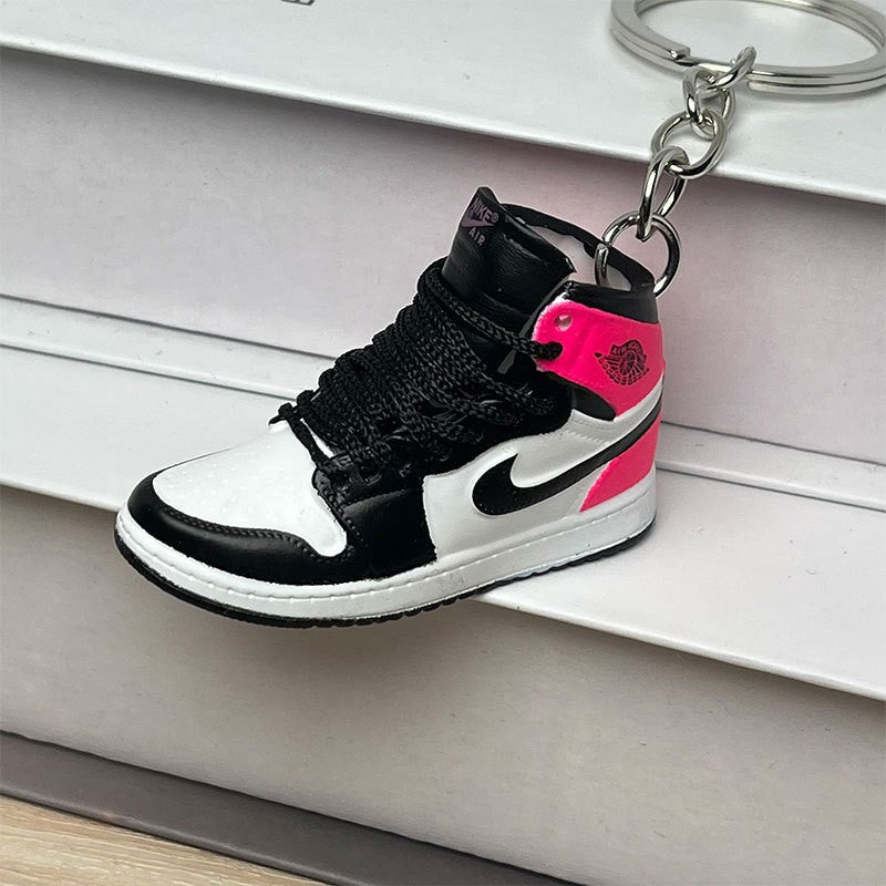 3D Mini Basketball Shoe Keychain - Style-34 - AJ23826371