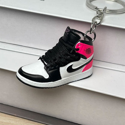 3D Mini Basketball Shoe Keychain - Style-34 - AJ23826371