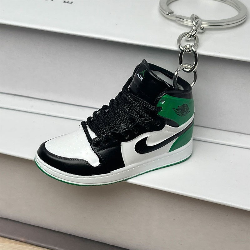 3D Mini Basketball Shoe Keychain - Style-36 - AJ23826373