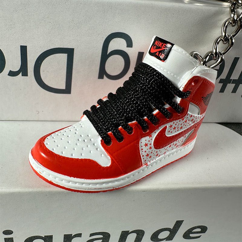 3D Mini Basketball Shoe Keychain - Style-37 - AJ23826374