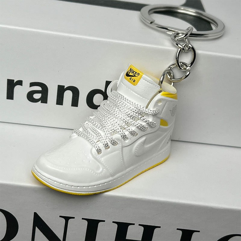 3D Mini Basketball Shoe Keychain - Style-39 - AJ23826376