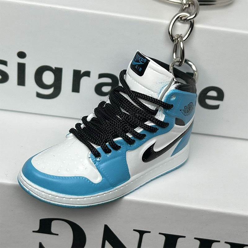 3D Mini Basketball Shoe Keychain - Style-41 - AJ23826378