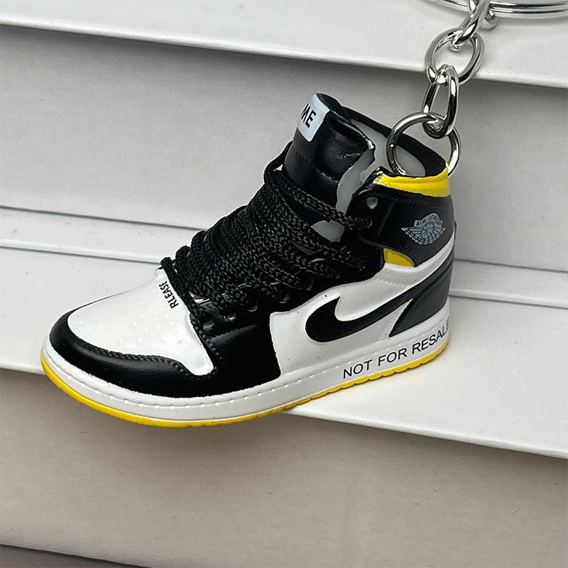 3D Mini Basketball Shoe Keychain - Style-42 - AJ23826379
