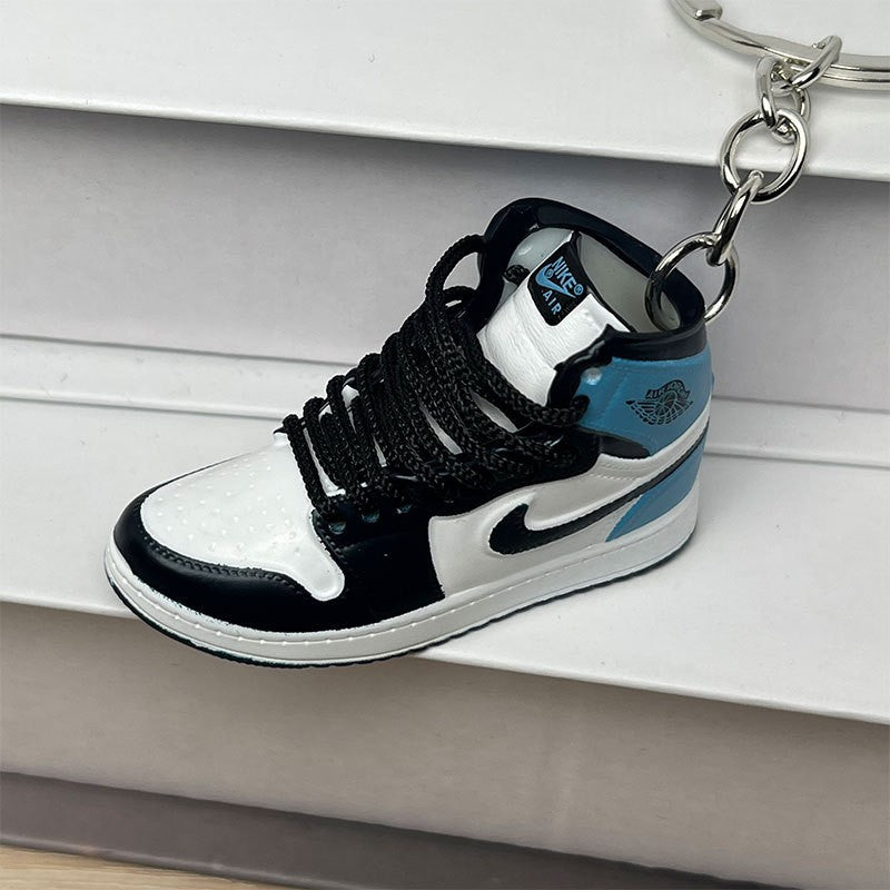 3D Mini Basketball Shoe Keychain - Style-45 - AJ23826382