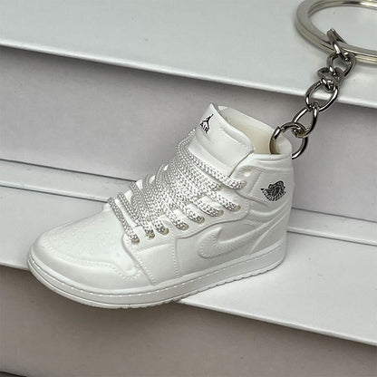 3D Mini Basketball Shoe Keychain - Style-47 - AJ23826384