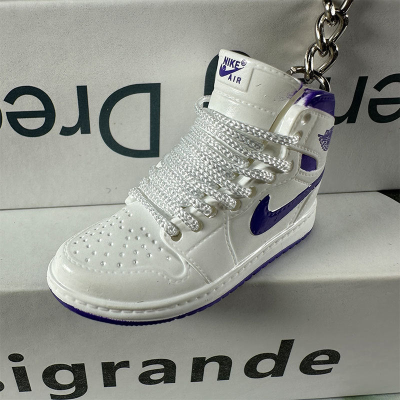 3D Mini Basketball Shoe Keychain - Style-51 - AJ23826388