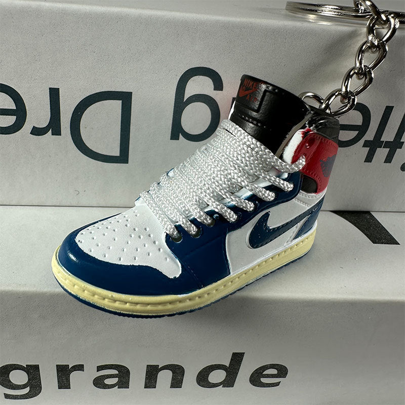 3D Mini Basketball Shoe Keychain - Style-53 - AJ23826390