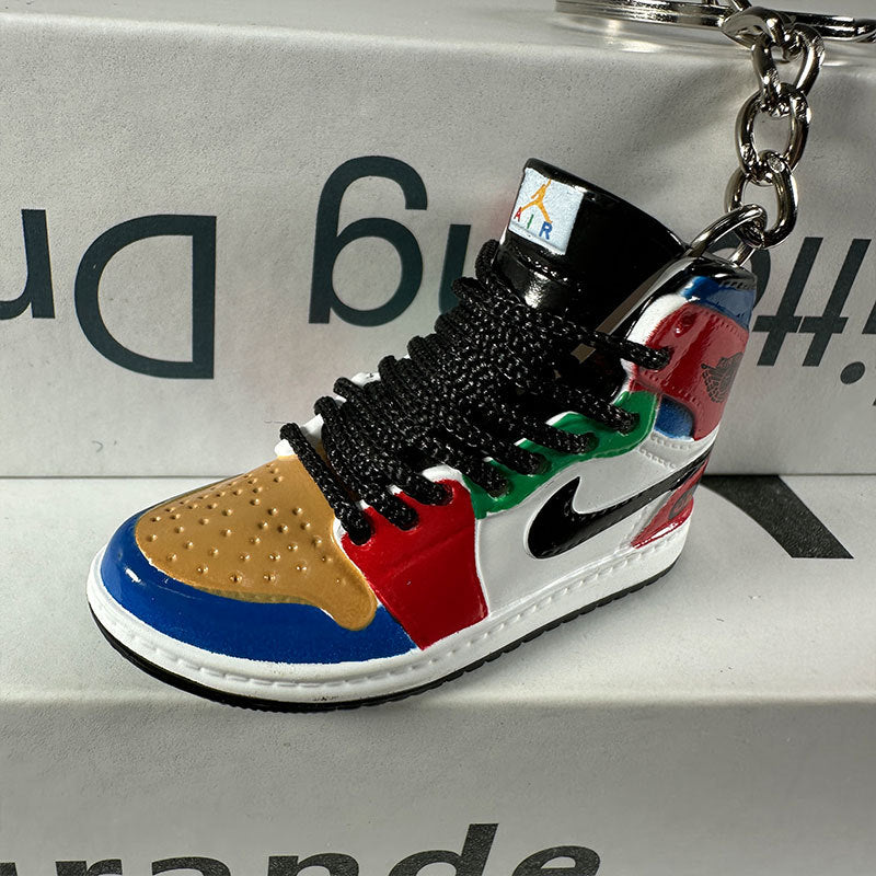 3D Mini Basketball Shoe Keychain - Style-55 - AJ23826392