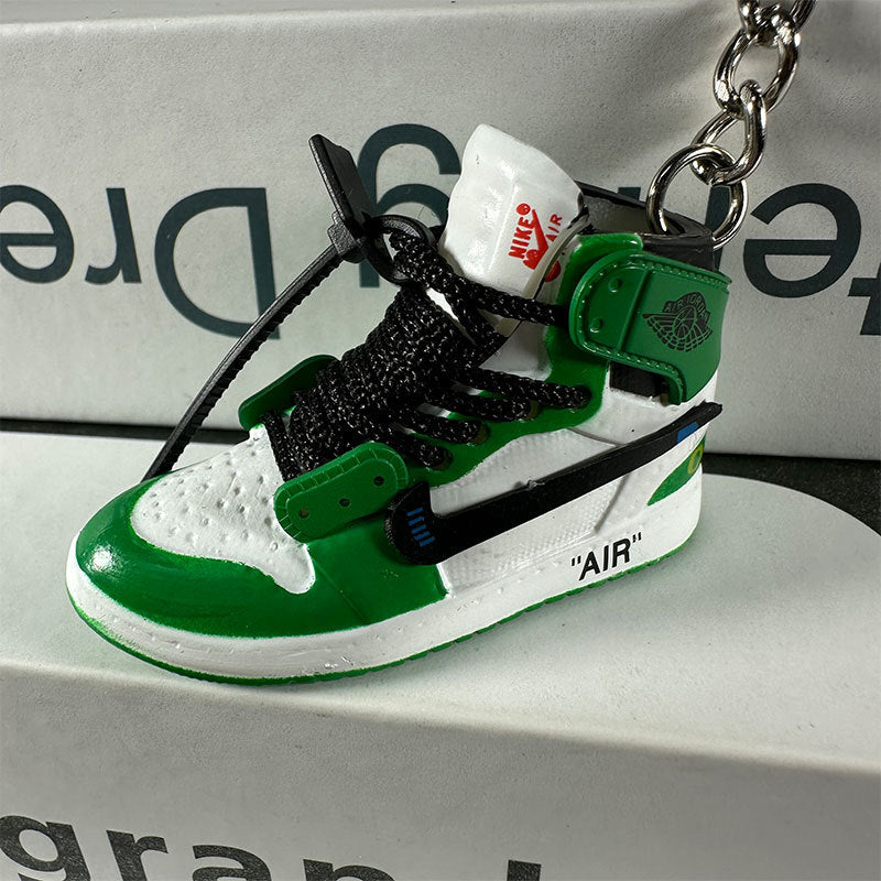 3D Mini Basketball Shoe Keychain - Style-58 - AJ23826395
