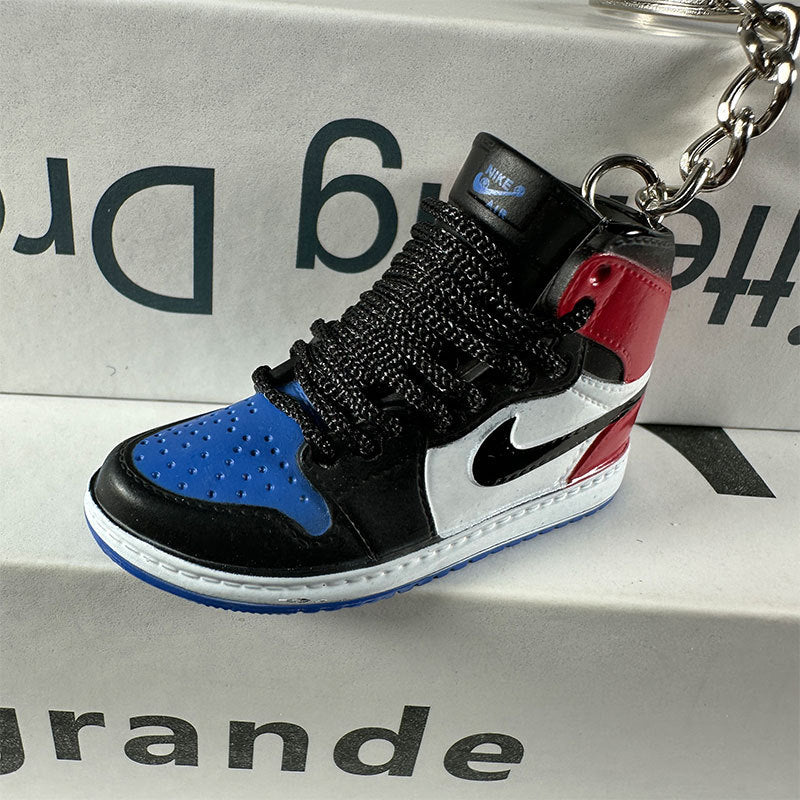 3D Mini Basketball Shoe Keychain - Style-59 - AJ23826396