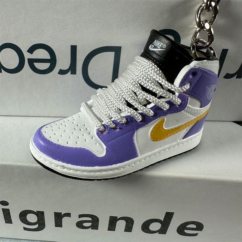 3D Mini Basketball Shoe Keychain - Style-60 - AJ23826397