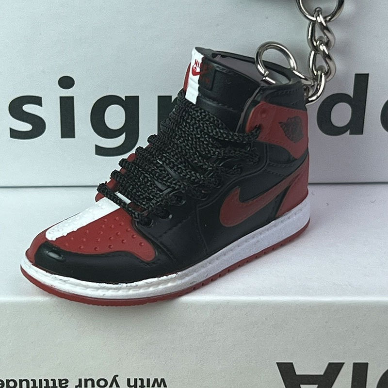 3D Mini Basketball Shoe Keychain - Style-61 - AJ23826398