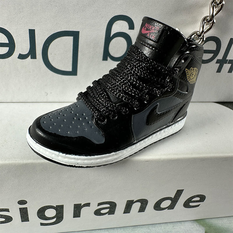 3D Mini Basketball Shoe Keychain - Style-64 - AJ23826401