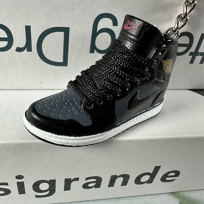 3D Mini Basketball Shoe Keychain - Style-64 - AJ23826401