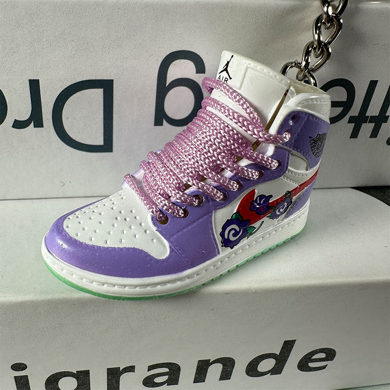 3D Mini Basketball Shoe Keychain - Style-66 - AJ23826403