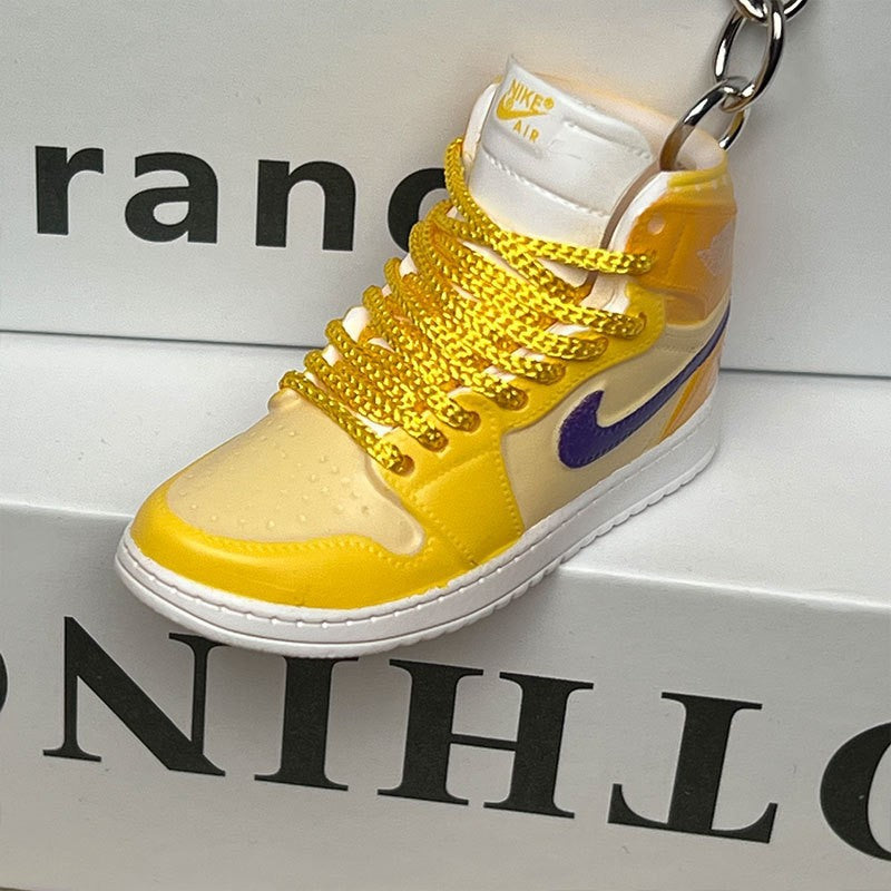 3D Mini Basketball Shoe Keychain - Style-71 - AJ23826408