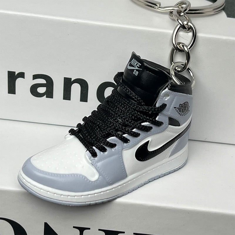 3D Mini Basketball Shoe Keychain - Style-73 - AJ23826410