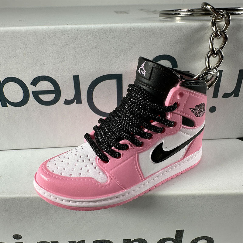 3D Mini Basketball Shoe Keychain - Style-74 - AJ23826411
