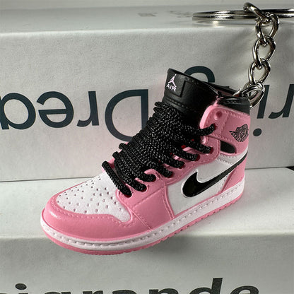 3D Mini Basketball Shoe Keychain - Style-74 - AJ23826411