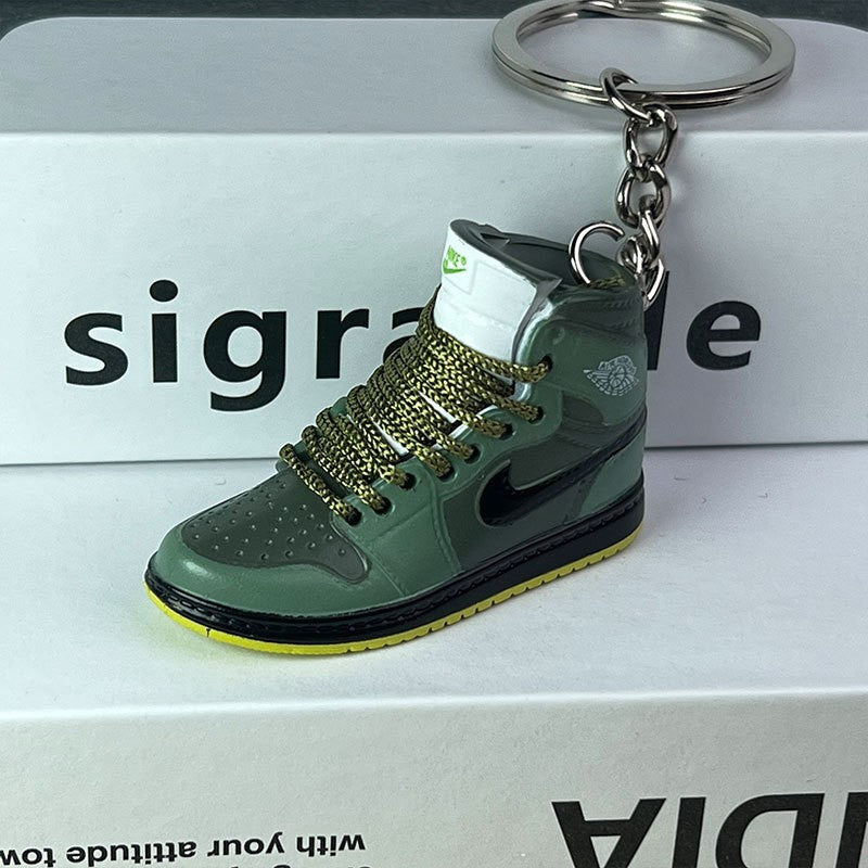 3D Mini Basketball Shoe Keychain - Style-75 - AJ23826412