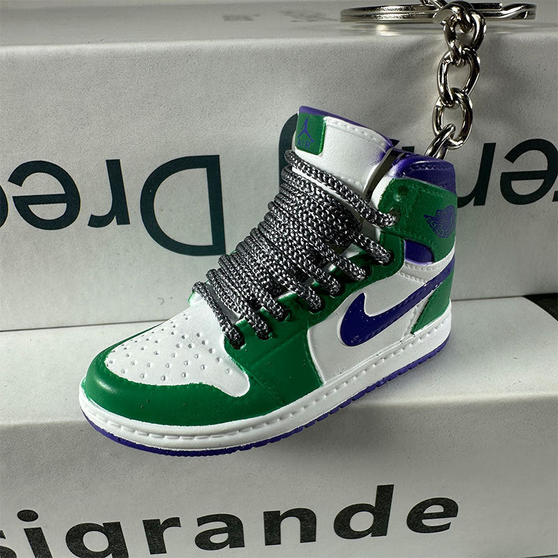 3D Mini Basketball Shoe Keychain - Style-77 - AJ23826414