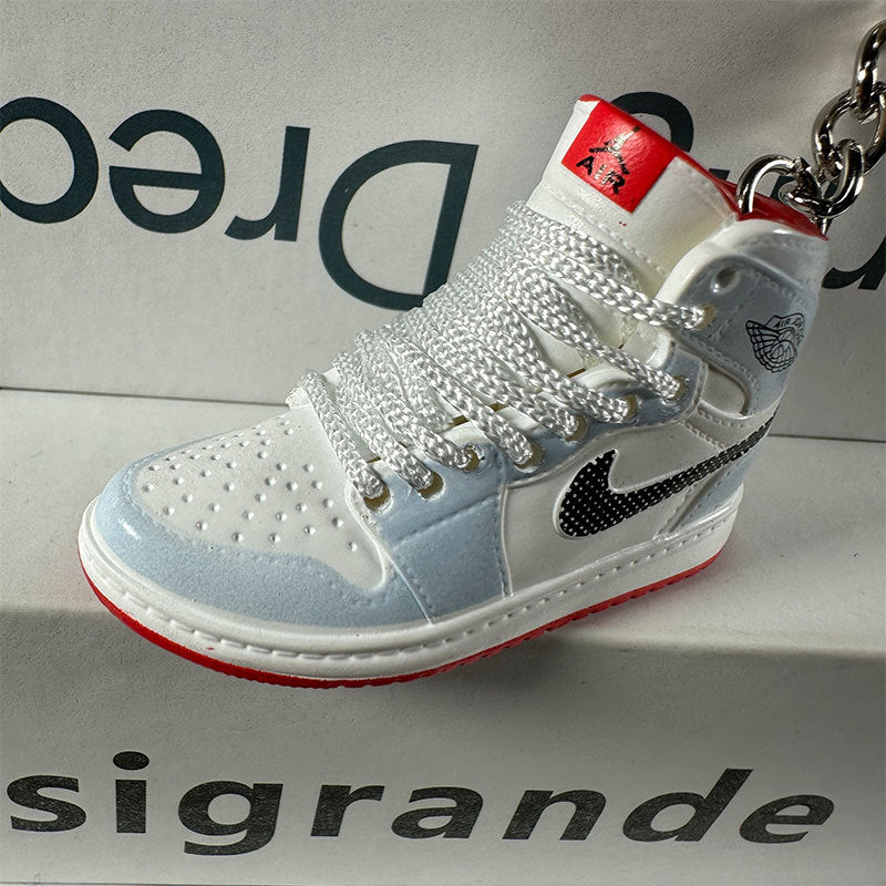3D Mini Basketball Shoe Keychain - Style-79 - AJ23826416