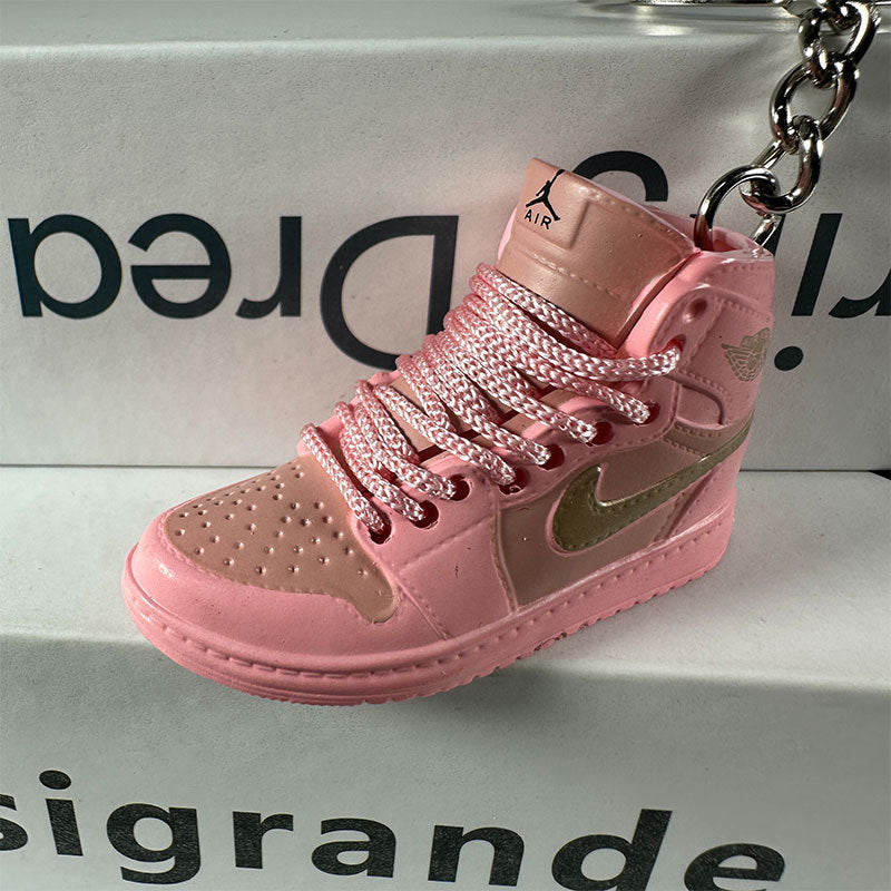 3D Mini Basketball Shoe Keychain - Style-80 - AJ23826417