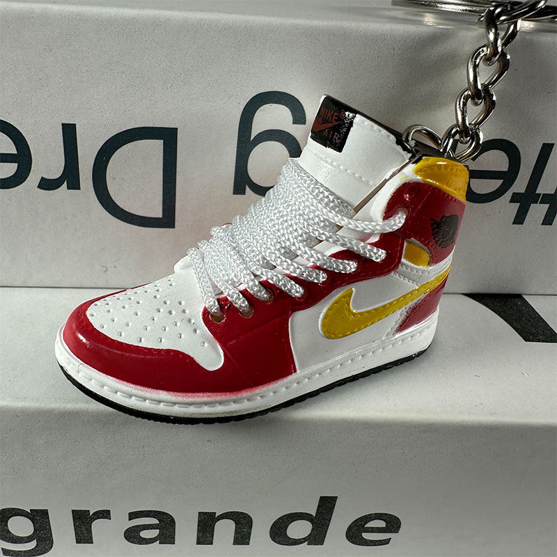 3D Mini Basketball Shoe Keychain - Style-83 - AJ23826420